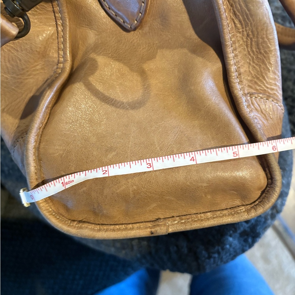 Frye Melissa Cognac Satchel - Picture 9 of 9